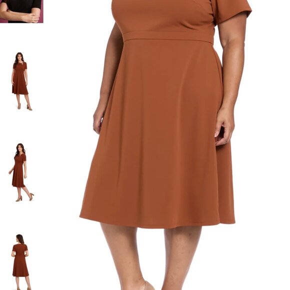 ✨ Pastel Pink Floral Sheath Dress | Bow Neck Detail | Perfect Wedding Guest 3X - Picture 6 of 6